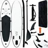 vidaXL Set Tavola Gonfiabile da SUP Blu Bianco Stand Up Paddle Sport Acquatico vidaXL