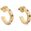Kate Spade New York Orecchini huggie Set in Stone, Zaffiro