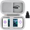 Khanka Custodia rigida in EVA per console di gioco retrò portatile RG28XX, custodia con 1 adattatore HDMI, compatibile con schermo IPS retrò da 2,83 pollici RG28XX, solo custodia