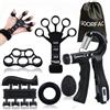 GOORFAC Hand Trainer Finger Trainer(6pezzi) Grip Force Trainer Allenatore regolabile dell'avambraccio Allenatore delle dita Allenatore Mano Trainer Dito Trainer per Esercizi di Forza della Mano