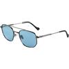 ZENOTTIC Occhiali da Sole Polarizzati Retro a Forma di Esagono per Uomini e Donne - Moda Vintage Doppio Ponte In Metallo Protezione UV400