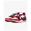 Jordan Legacy 312 Basso Uomo IN Rosso e Bianco Pelle Taglia UK 9.5