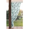 Eurofirany GARDEN Tenda de Esterni con Passanti - 1 Pezzo. Tende impermeabili per Terazze, Tenda per Gazebo Pergolata Patio Balcone, Protezione Solare e Privacy, 155x260 cm, Stampa Verde
