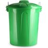 DRW Pattumiera Comunità Verde Manici con coperchio incassato da 51 litri 47x43.5x56 cm