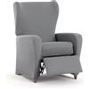 Eysa Copripoltrona bielastica relax colore grigio disegno Harlem
