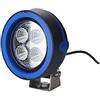 HELLA 1GM 996 136-311 LED-Faro da lavoro, Mega Beam Gen. III, 12/24V, 800lm, Montaggio, esterno/avvitato, verticale, Illuminazione campo vicino, Cavo 2000mm, Spina estremità del cavo aperta