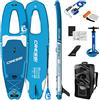 Cressi Isup Complet Set Reef Window Isup Set, Kit Tavola SUP Facile da gonfiare (meno di 10 minuti) Completo di Tutti gli Accessori Necessari per Uso e Trasporto, Blu/Azzurro, 10'2'', Unisex Adulto