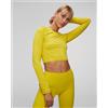 On Running Crop Top A Maniche Lunghe On Running Movement Long-t Crop