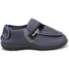 EXTRO STYLE - Scarpe Ortopediche Donna e Uomo, Tecnica 3A, per Fasi Post Operatorie, Cute Fragile, Problemi Vascolari, Plantare Estraibile, Scarpe Antiscivolo in Microfibra, Grigio, Taglia 45
