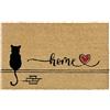 Hanse Home Zerbino in cocco naturale, antiscivolo, per interni, in fibra di cocco, per corridoio, ingresso e esterno coperto, 40 x 70 cm