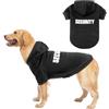 DHJWDUX 1 Pezzo Vestito Carnevale Cane Vestiti Carnevale Cane Costume Carnevale per Cane Felpa Cane Vestiti Cappotto Caldo Felpe Cani di Piccola Taglia Cane di Taglia Media Nero