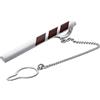 AMBEDORA Fermacravatta da uomo in argento con ambra, stile moderno, ambra naturale, colore ciliegia, regalo per uomini