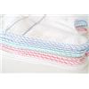Interbaby 00042 - Confezione di 12 bavaglini a punto croce, 20 x 25 cm, unisex
