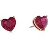 Kate Spade New York Orecchini a perno cuore My Love, Rosso