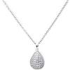 Ankra VNAKRJ-NL0033 - Collana da donna in argento 925 rodiato, 45 cm, Eine Grösse, Argento sterling, Nessuna pietra preziosa