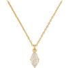 Kate Spade New York Pendente solitario Signature, Chiaro/oro