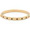 Kate Spade New York Braccialetto a cerniera Set in Stone, Smeraldo