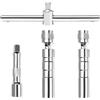 Sxutop 2 Pezzi Chiave Candela Set 14mm e 16mm Chiavi per Candelette Magnetico Presa per Candela Universale Chiave per Rimozione Candela Strumento per Candele Con Impugnatura a T per Auto e Moto