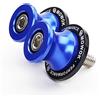 CCYYMOWOK MOWOK 2 Pezzi Universale M8 Nottolini Cavalletto Moto Accessori per S1000R S1000 XR RR, GSR 600 750 GSXR GSXS 1000 GSX-8S V-Strom SV650, CBR600RR CBR 1000 900 954 RR Trident 660, MTS V2 V4S (Blu)