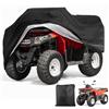 Timisea XXXL, telo di copertura per auto, per quad, ATV, impermeabile, resistente, per ogni condizione atmosferica, resistente alla polvere, pioggia, protezione UV, nero, 210 x 120 x 115 cm