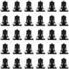 Be In Your Mind 30 pezzi 701867549 - Clip per rivestimento tetto auto, strisce di supporto per interni listelli neri per foro da 8 mm
