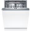 Bosch SMV4ECX27E Serie 4, Lavastoviglie da incasso a scomparsa totale, Home Connect, Extra Clean zone: lavaggio intenso per lo sporco più ostinato, Diagnostica da remoto, Green Collection, 60 cm
