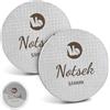 NOTSEK Puck Screen 51 mm, 2 filtri per caffè da 1 mm/1,7 mm di spessore 51 mm per portafiltro, 150 μm in acciaio inox 316, con scatola di immagazzinaggio acrilico, accessori per macchina da caffè