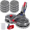 Sosayet Spazzola Lavapavimenti Compatibile con Dyson V7 V8 V10 V11 V15 - Ricambio Motorizzata Accessori per Aspirapolvere Dyson con 8 Lavapavimenti per Moquette Pavimenti