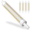 Nosiaro® 4 Lampadina led, R7S 118mm, Bianco Calda 3000K 10W, Lampade led, Equivalenti Lampadina Alogena J118 100W, 800LM,Led Dimmerabile, Illuminazione a 360 gradi, Set di 4