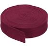 PATIKIL 1,2/3cm Nastri in Sbieco di Cotone 9m Nastro Cotone Twill Nastro Rilegatura Fettuccia Spina Pesce per Cucito Regalo Avvolgimento Artigianato Fai Da Te Rosso Scuro