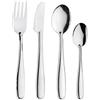 Pintinox Use&Reuse Posate Acciaio Inox Nichel Free Lavastoviglie Riutilizzabili Riciclabili (72 posate miste)
