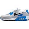 Nike Air Max 90, Sneaker Uomo, White/Black-Photo Blue-Pure Platinum, 40 EU