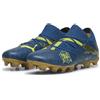 PUMA Future 7 Match BNA FG/AG, Soccer Shoe Unisex-Adulto, Sailing Blue-Marine Blue-Pelé Yellow-Grassy Green-Gold, 41 EU