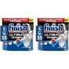 Finish Ultimate Infinity Shine Pastiglie Lavastoviglie Regular, 55 Capsule, Detergenti per Lavastoviglie contro lo Sporco e i Residui Incrostati (Confezione da 2)