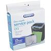 Interpet Service Pack 1 mese per il filtro a cartuccia interna Interpet CF2 (1 x cartuccia filtrante, 1 x tampone antialga)