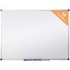Floordirekt MOB - Lavagna magnetica con superficie in vetro, 18 misure, magnetica e scrivibile (lavagna bianca smaltata, 60 x 90 cm)