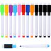 Yolistar 12 Pennarelli Cancellabili per Lavagna Bianca,Lavagna Magnetici Pennarelli,Marcatore Cancellabile,Marcatore Cancellabile a Magnetica Per Scuola, Ufficio e Casa(Colori Assortiti)