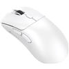 ATTACK SHARK Mouse R1 SUPERLIGHT da 59 g, sensore da gioco PixArt PAW3311, mouse da gioco wireless/cablato BT/2.4G, 6 DPI regolabili fino a 18000, batteria da 65 ore (Bianco)