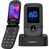 Blackview N2000 Telefono Cellulare Per Anziani con Base di Ricarica, 4G Dual SIM, 128MB ROM+64GB-TF, 1500mAh, 2.8'' Schermo, Volume Alto, Tasti Grandi, Supporto SOS/FM Radio/Bluetooth