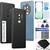 RongZy Coperchio Batteria Ricambio per Samsung Galaxy S9 Plus G965F Parte di Ricambio della Alloggiamento Copribatteria Posteriore con Strumento (Nero)