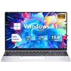 DARYUKUM PC Portatile 15,6 pollici, 16 GB LPDDR4 RAM 512 GB SSD Notebook, 1080P FHD Celeron N95 Laptop Windows 11 pro, con USB 3.0 Mini HDMI2.4G/5G WiFi Tastiera retroilluminata full size PC Computer Ufficio