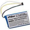 vhbw batteria compatibile con Garmin Edge 1000, Explore 1000, 010-01161-00, 010-020229-00 navigatore GPS (1200mAh, 3,7V, Li-Poly)