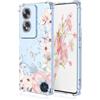 YUEQIAN Cover per TCL 505 4G, Fiori Floreale Mazzo Simpatico Motivo Custodia, Ultra Sottile Trasparente Morbido TPU Silicone Antiurto Donna Custodia (Sakura)