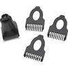 vhbw set di attacchi compatibile con Philips serie S5000 S5400, S5420, S5510 rasoio elettrico - 4 pezzi, kit con pettine da 3mm / 5mm / 7mm