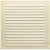 Nordborn Griglia di ventilazione in metallo da 30 x 30 cm, con zanzariera, per esterni ed interni (30 x 30 cm, beige)