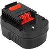 Shentec 12V 3500mAh Ni-MH Batteria di ricambio per Black & Decker A12 HPB12 A12E A12-XJ A12EX FSB12 FS120B FS120BX A1712 B-8315 BD-1204L BD1204L BPT1047