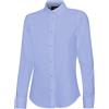 VELILLA 405005s Camisa Oxford Manga Larga de Mujer Color Celeste Talla XL Camicia Maniche Lunghe da Donna, Azzurro, Taglia