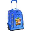 Maricart | Zaino Trolley Scuola Elementare per Bambini 34x25x52 cm con Ruote in Gomma Zainetto da Bambino o Bambina - Stumble Guys