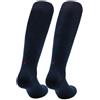 INDIVIDUAL SOCKS Calze Uomo iniziali Rosse Colore tessuto Blu - Cotone Stretch - Taglia 40/45 - Paio di Calze