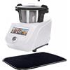 LiangMai - Tappetino scorrevole per Monsieur Cuisine Connect (MCC), accessorio per robot da cucina, nero, protezione per il piano di lavoro della cucina